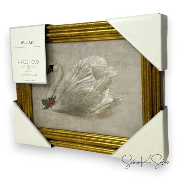 Threshold Studio McGee 10x8 Swan Framed Wall Art - Target Christmas 2024 - Picture 5 of 5